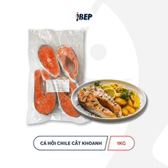 Thân cá hồi Coho Chile cắt khúc - Gói 1kg