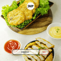 Chả mực Hạ Long iBep - Gói 1kg (30 - 33 Miếng)