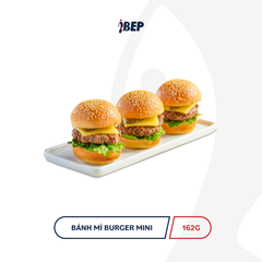 Bánh Mì Burger Mini iBep - Gói 162g/9 Bánh