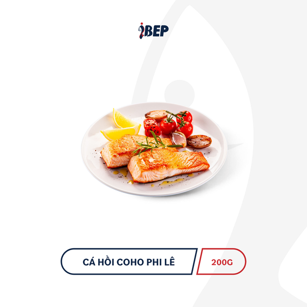 Cá hồi đông lạnh cắt miếng Blue 200gr