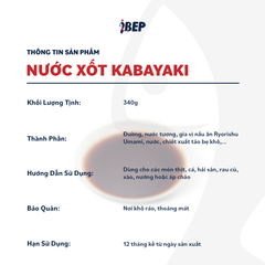 Nước Xốt Kabayaki Dashi Lab - Chai 340g