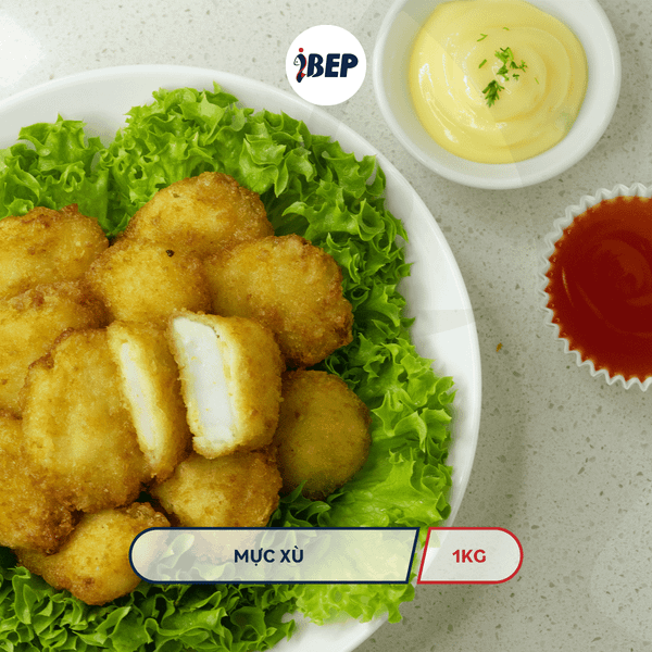 Mực tẩm bột chiên xù iBep - Gói 1kg