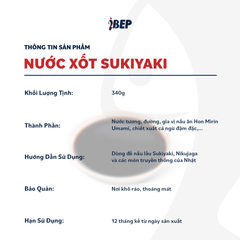 Nước Xốt Sukiyaki Dashi Lab - Chai 340g