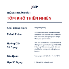 Tôm khô thiên nhiên iBep