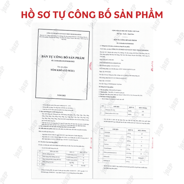 Tôm khô thiên nhiên iBep