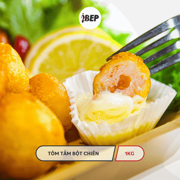 Tôm Nugget Chiên Giòn iBep