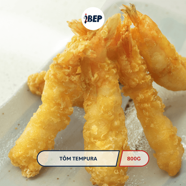 Tôm chiên tempura iBep