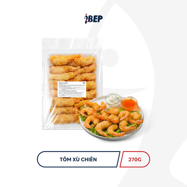 Tôm Xù Chiên iBep - Mỗi con 14gr