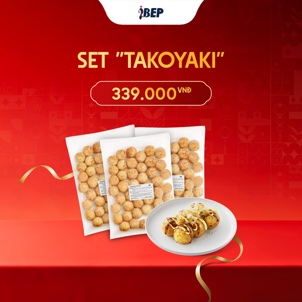 [TẬP 4] Set bánh bạch tuộc TAKOYAKI