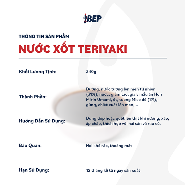 Nước Xốt Teriyaki Dashi Lab - Chai 340g