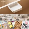 Hộp chia ngăn kéo nhỏ khay đựng đồ để bàn hộp đựng phân loại sắp xếp đồ dùng văn phòng, mỹ phẩm (Set 2 khay 1 lớn 1 nhỏ)