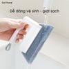 Bàn chải vệ sinh rãnh cửa sổ, cửa lùa bàn chải kẹp vải Microfiber có thể tháo rời lau khe điều hoà cửa gió rèm cửa đa năng