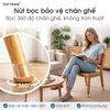 Nắp bọc chân ghế silicone đệm chân bàn ghế chống trượt, chống ồn nút đệm cao su chống trầy bảo vệ sàn nhà sàn gỗ cứng