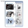 Giá đỡ iPad, điện thoại dạng đứng chân đế iPad xoay điều chỉnh độ cao xoay 360 độ thép carbon cao cấp