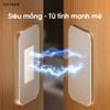 Bộ 10 miếng (5 cặp) nam châm hít cửa tủ siêu mỏng inox thép không gỉ, chốt cửa tủ quần áo, tủ bếp không cần khoan đục