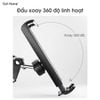 Giá đỡ iPad, điện thoại dạng đứng chân đế iPad xoay điều chỉnh độ cao xoay 360 độ thép carbon cao cấp