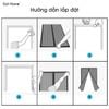 Cửa lưới ngăn gián bọ côn trùng rèm cửa lưới nam châm ngăn muỗi dán Velcro tiện lợi