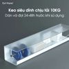 Khay đi dây điện dưới gầm bàn PVC chữ U quản lý cáp ổ cắm gọn gàng