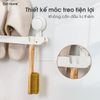 Kệ treo giá để dép nhà tắm, nhà vệ sinh, phòng khách hít tường không đục lỗ không dán keo dễ dàng di chuyển