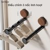 Giá treo móc phơi đồ thu gọn cho ban công, máy giặt, tủ quần áo hút chân không, không keo không khoan độ dài 20cm