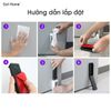 Chốt chặn cửa nút chặn cửa thép không gỉ có thể gập lại chống va đập kẹp cửa chống gió