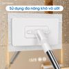 Cây lau nhà Mini Mop kẹp khăn giấy ướt dùng một lần không cần giặt giẻ siêu tiện lợi
