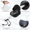 Gối chữ U gối cổ Memory Foam kê cổ du lịch có nón che mắt gối ngủ cho đi tàu hoả máy bay