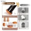 Nắp bọc chân ghế silicone đệm chân bàn ghế chống trượt, chống ồn nút đệm cao su chống trầy bảo vệ sàn nhà sàn gỗ cứng