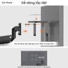 Kệ để đồ gắn arm VESA sau màn hình khay gắn VESA giá đỡ loa, tai nghe, ổ điện
