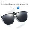 Kính râm kẹp mắt kính cận tròng kính lật phân cực di động chống chói chống tia UV