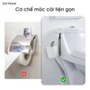 Giá treo giấy vệ sinh kệ sắt treo cuộn giấy toilet không khoan tường tiết kiệm không gian giá đỡ giấy vệ sinh thông minh