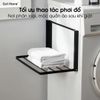 Kệ treo đồ hít nam châm gấp gọn giá đỡ cạnh máy giặt không cần khoan