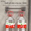 Kệ treo dép nhà tắm, nhà vệ sinh, dán tường giá treo không đục lỗ không dán keo tiết kiệm không gian