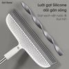 Chổi gạt nước silicone cây lau nước nhà tắm, sàn nhà, mặt kính chổi quét bụi bẩn có thể điều chỉnh góc xoay
