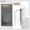 Giá treo giấy vệ sinh cuộn dài kệ sắt treo cuộn giấy toilet không khoan tường tiết kiệm không gian (chứa 3 cuộn)