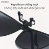 Kính râm kẹp mắt kính cận tròng kính lật phân cực di động chống chói chống tia UV