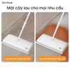 Cây lau nhà kẹp khăn giấy tự động thay thế khăn giấy lau bụi tĩnh điện không cần giặt