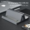 Đế dựng laptop, máy tính bảng, điện thoại hợp kim nhôm kẹp điều chỉnh độ rộng