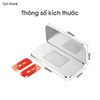 Bộ 10 miếng (5 cặp) nam châm hít cửa tủ siêu mỏng inox thép không gỉ, chốt cửa tủ quần áo, tủ bếp không cần khoan đục