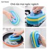 Miếng xốp thần kỳ bàn chải chà nhà tắm nhà bếp có tay cầm chống trượt