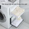 Kệ treo đồ hít nam châm gấp gọn giá đỡ cạnh máy giặt không cần khoan