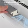 Set gioăng cách âm cửa lùa 3 lớp, foam chèn khe cửa chống bụi, chống côn trùng, chống gió lùa