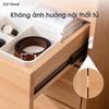 Bộ 10 miếng (5 cặp) nam châm hít cửa tủ siêu mỏng inox thép không gỉ, chốt cửa tủ quần áo, tủ bếp không cần khoan đục