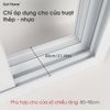 Set gioăng cách âm cửa lùa 3 lớp, foam chèn khe cửa chống bụi, chống côn trùng, chống gió lùa