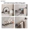 Kệ treo dép nhà tắm, nhà vệ sinh, dán tường giá treo không đục lỗ không dán keo tiết kiệm không gian