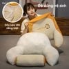 Gối đọc sách để giường sofa giải trí công thái học gối tựa đầu cao su tự nhiên vỏ có thể tháo rời giặt được