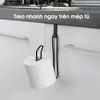 Giá treo giấy vệ sinh kệ sắt treo cuộn giấy toilet không khoan tường tiết kiệm không gian giá đỡ giấy vệ sinh thông minh