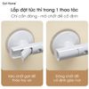 Tay vịn nhà tắm hút chân không tay cầm an toàn chống trượt chịu lực không cần khoan đục