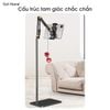 Giá đỡ iPad, điện thoại dạng đứng chân đế iPad xoay điều chỉnh độ cao xoay 360 độ thép carbon cao cấp