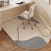 Thảm lót bàn ghế làm việc 120x80cm, ghế xoay văn phòng chống trượt chống trầy sàn chống tiếng ồn
